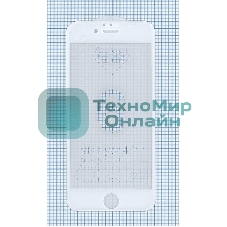 Защитное стекло 4D для Apple iPhone 6/6S белый