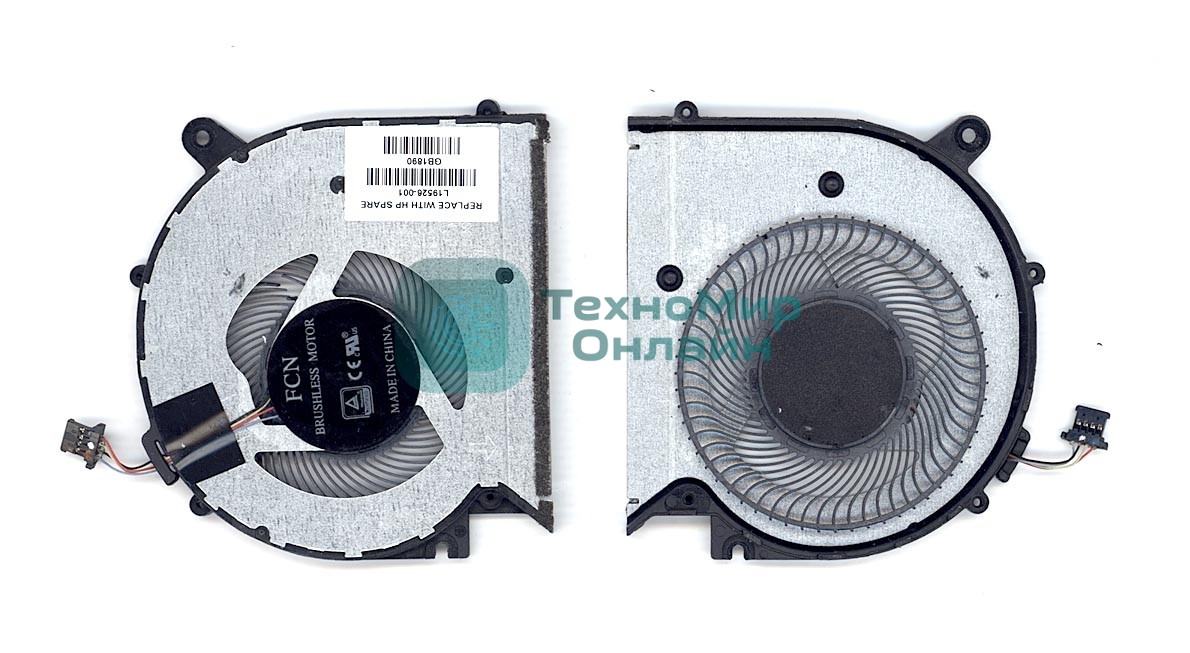 Вентилятор (кулер) для ноутбука HP Envy X360 13-AH
