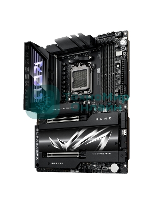 Материнская плата ASUS ROG CROSSHAIR X870E HERO, AM5, AMD X870E, 4xDDR5, 4xSATA, 5xM.2, 2xPCI-E 5.0 x16, 1xHDMI, 2xUSB-C (видео), 2x 5Gb LAN, 6xUSB-A 3.2 Gen 2, 2xUSB-C 3.2 Gen 2, 2xUSB4, 2x3.5 мм, 7.1, ATX