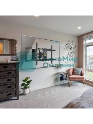 Кронштейн Kromax ATLANTIS-85 черный, Кр. стал. настенный для TV 32