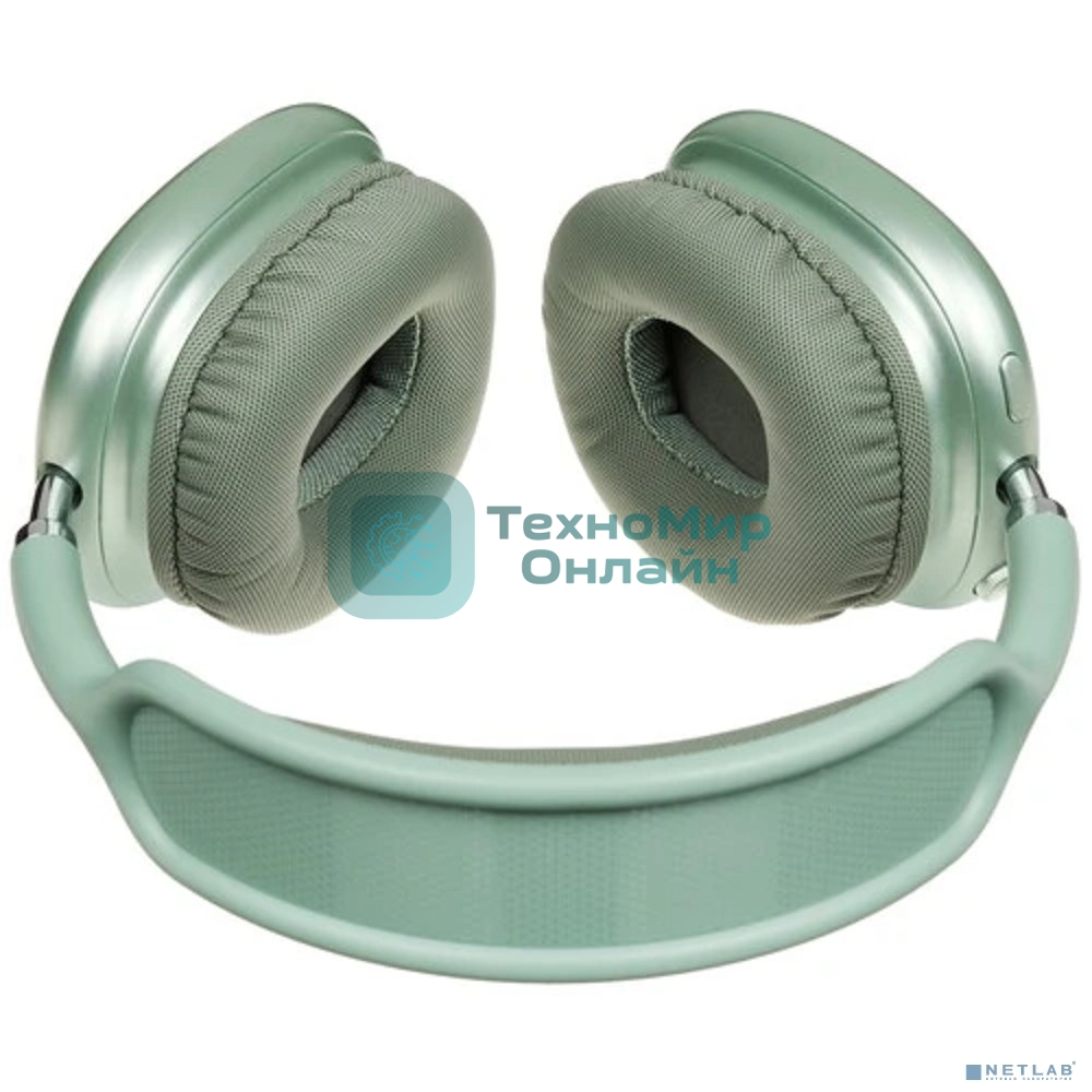 Беспроводные/проводные наушники Hoco W35 Air зеленый, полноразмерные, Bluetooth + проводной, до 45 ч.