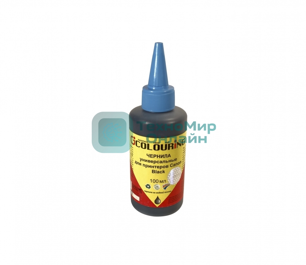 Чернила для Canon универсальные черный 100 мл водн Colouring
