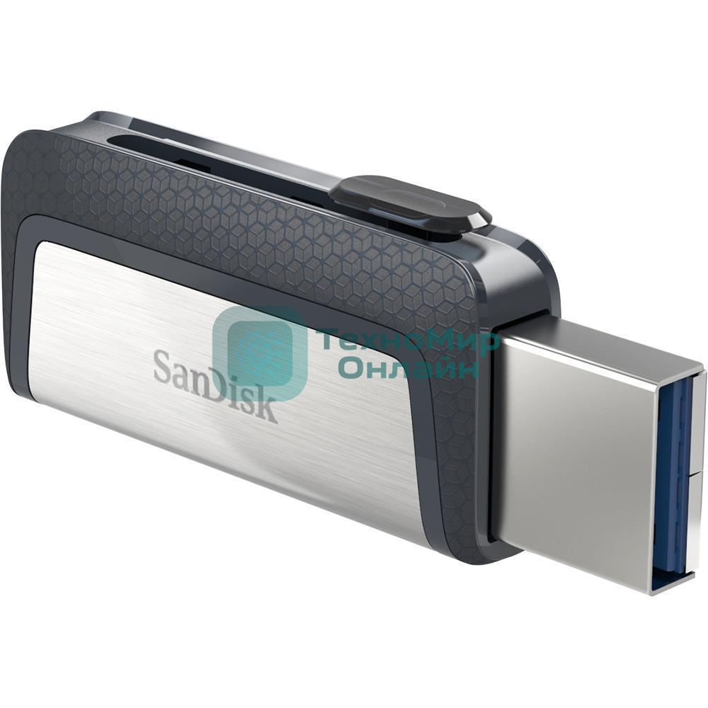 Флешка USB 256Gb SanDisk Ultra Dual, USB 3.0 - USB Type-C