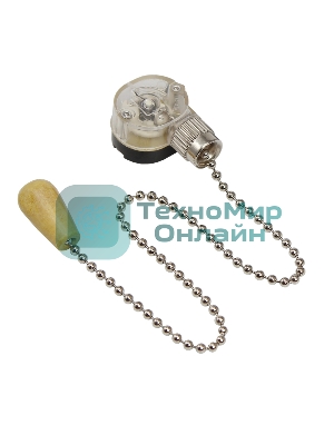 Выключатель Rexant для настенного светильника c деревянным наконечником 