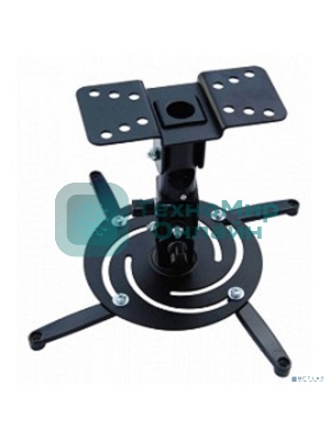 Кронштейн для проектора Cactus CS-VM-PR04-BK черный макс.10кг настенный и потолочный поворот и наклон