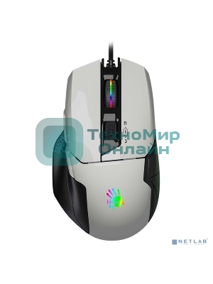 Мышь проводная A4Tech Bloody W70 Max белый, 10000 dpi, USB, кнопки - 9