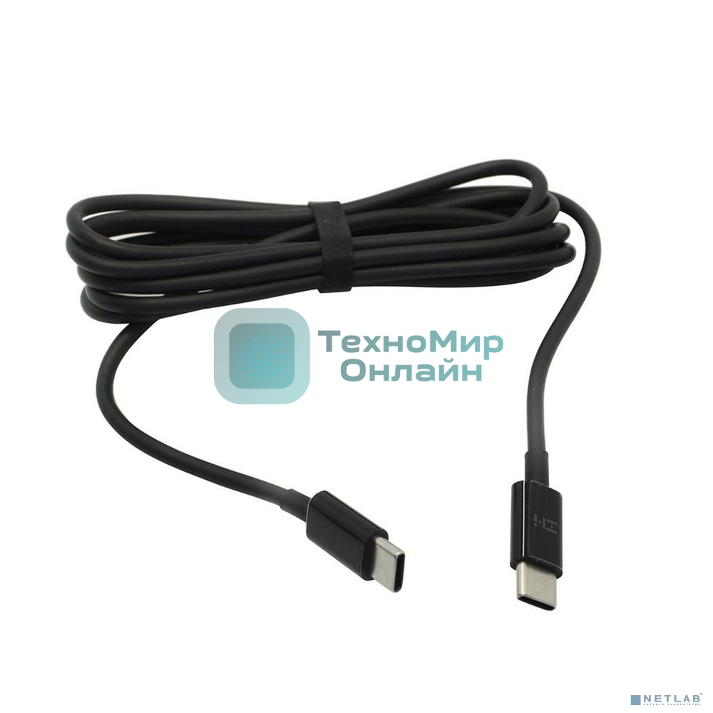 Кабель ACD Nexus 939T Thunderbolt 3, USB-C male - USB-C male, 1м, 20В, 5А, E-mark, черный