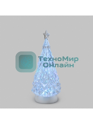 Фигура на подставке Елочка 12x12x28 см, RGB, питание 3xАА и провод USB Neon-night