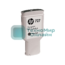 Картридж струйный HP 727 C1Q12A черный матовый, 300мл, для Designjet T920/T1500/T2500