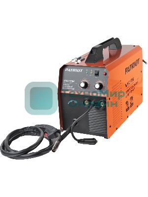 Полуавтомат сварочный инверторный PATRIOT WMA 175M MIG/MAG/MMA, полуавтоматическая сварка в среде газа (MIG/MAG) стальной и флюсовой проволокой 0.6/0.8 мм, сварка электродом (MMA) до 4мм, сварочный ток в режиме MIG: 40-170А; сварочный ток в режиме MMA: 40-170А; ПВ при макс. токе: 60%