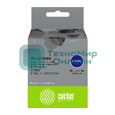 Картридж ленточный Cactus CS-LK7WBN черный шрифт, белый фон (36 мм, 9 м) для Epson LW1000P/Z700/Z900
