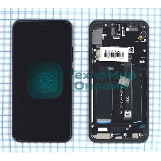 Дисплей для Asus ZenFone 5Z ZS620KL черный с рамкой