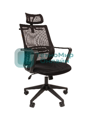 Кресло офисное Chairman 545 Россия ткань черный
