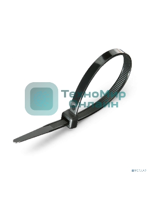 Стяжки NYT-200x2.5В пластиковые 200 мм х 2.5 мм, черные (100 шт.)