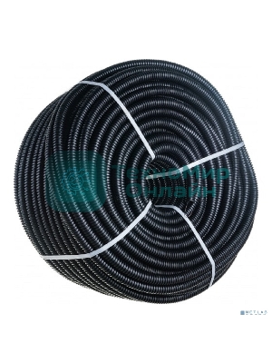 Труба гофрированная ПНД ЭРА черный d 20 мм с зонд. легкая 100 м (15)