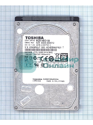 Жесткий диск Toshiba SATA-II 1Tb MQ01ABD100 (5400rpm) 8Mb 2.5