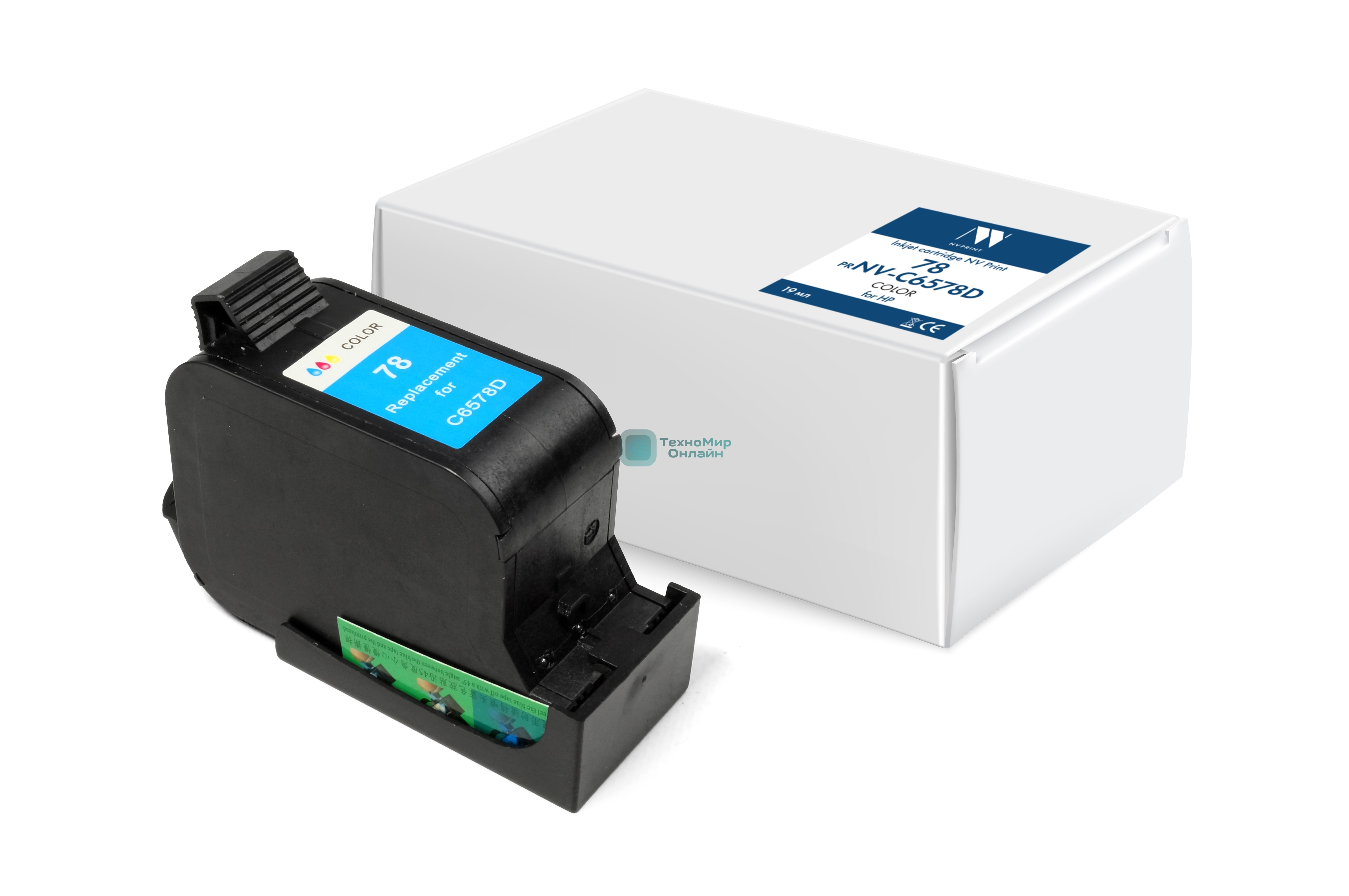 Струйный картридж NVPrint 78 (NV-C6578D) Color для HP (19 мл) совместимый