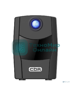 Источник бесперебойного питания CBR QTM-650T-2F-LCUC Line Interactive 650VA/360W 7Ah12V 2 x Shuko, HID-USB, RJ45/11