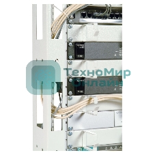 Стойка двухрамная ЦМО СТК-24.2 24U 620 мм X 800 мм направл. закл. гайки 250 кг серый