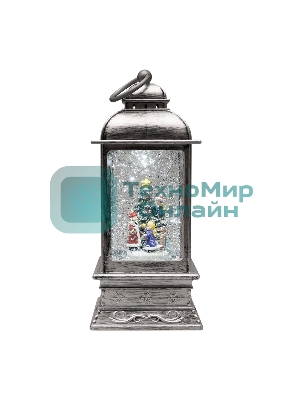 Декоративный фонарь Neon-night с эффектом снегопада и подсветкой 