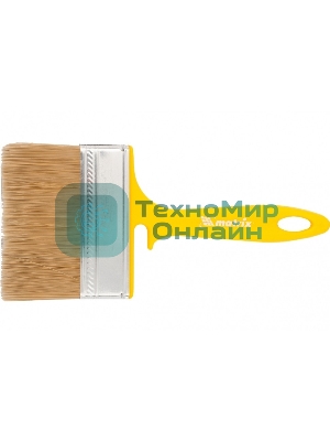 Кисть флейцевая Matrix для лаков, 100х12 мм, искусственная щетина, пластиковая рукоятка