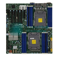 Материнская плата серверная Supermicro X12DPI-N6-B, сокет LGA4189, Intel C621A, DDR4 ECC, 18xDDR4, 4xPCIe 4.0 x16, 2xPCIe x8, M.2, SATA-III, 2xGigabit Ethernet, 4xUSB 3.2, VGA, COM, E-ATX