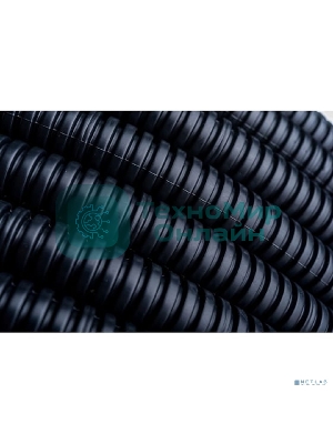 Труба гофрированная ПНД ЭРА черный d 20 мм с зонд. легкая 100 м (15)