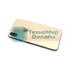 Задняя крышка (корпус) в сборе с рамкой для Apple iPhone Xs Max Gold