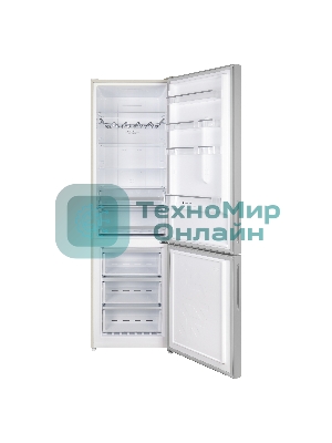 Холодильник Maunfeld MFF200NFBG Inverter бежевый двухкамерный инвертор 271/106 л морозилка снизу, No Frost