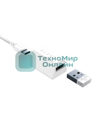 Мышь беспроводная/проводная Razer Basilisk V3 Pro 35K белый, 35000 dpi, радиоканал, Bluetooth, USB, кнопки - 11