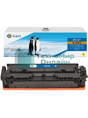 Картридж G&G аналог HP CF532A/205A желтый 0.9k с чипом