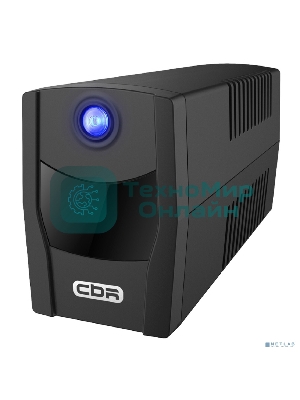 Источник бесперебойного питания CBR QTM-850T-2F-LCUC Line Interactive 850VA/480W 9Ah12V 2 x Shuko, HID-USB, RJ45/11