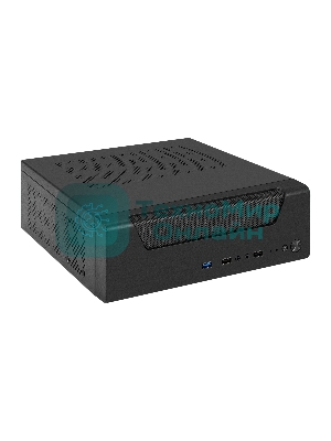 Компьютерный корпус Desktop ExeGate FL-102-TPS450 (mini-ITX, БП TPS450 с вент. 8см, 2*USB + 1*USB 3.0, аудио, черный)