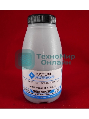 Тонер HP CP 1025/M 175/275 черный, химический (фл.30г.) Katun фас. Россия