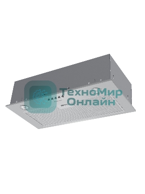 Вытяжка встраиваемая Maunfeld Crosby SINGL 60 нержавеющая сталь, 60 см, 850 куб. м/ч, 48 дБ