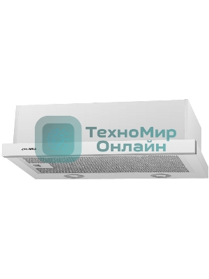 Вытяжка встраиваемая Maunfeld VS Light Glass 60 белый, 60 см, 520 куб. м/ч, 56 дБ