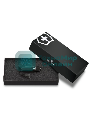 Нож перочинный Victorinox Signature Lite Onyx Black (0.6226.31P) 58мм 8 функций черный подар.коробка