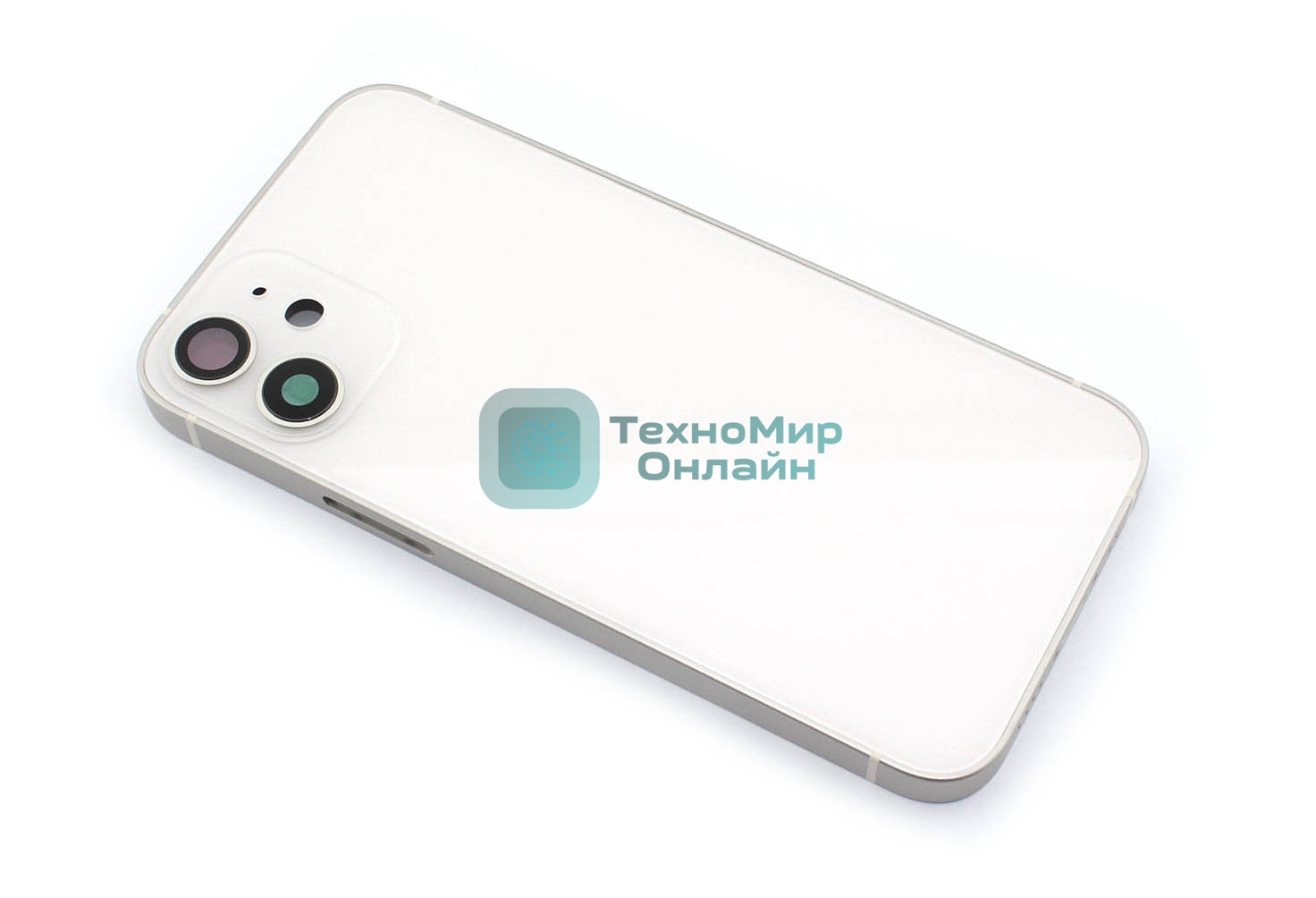 Задняя крышка (корпус) в сборе с рамкой для Apple iPhone 12 Mini белый