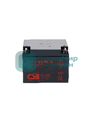 Батарея для ИБП CSB GP-12260 (12V, 26Ah) для UPS клеммы F2