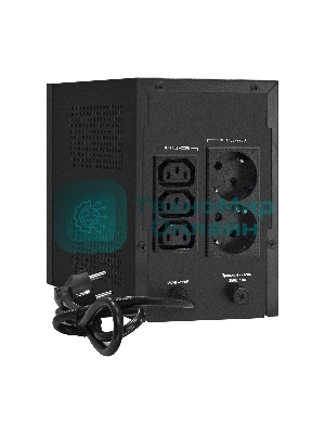 Источник бесперебойного питания ExeGate EX292801RUS SpecialPro UNB-1600.LED.AVR.2SH.3C13 1600VA/950W, LED, AVR, 2*Schuko+3*C13, съемн.кабель, металлический корпус, черный