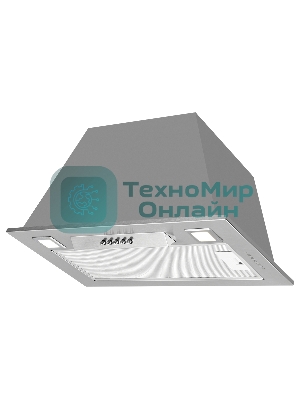 Вытяжка встраиваемая Kuppersberg Inlinea 60 X нержавеющая сталь, 52.5 см, 1300 куб. м/ч, 41 дБ