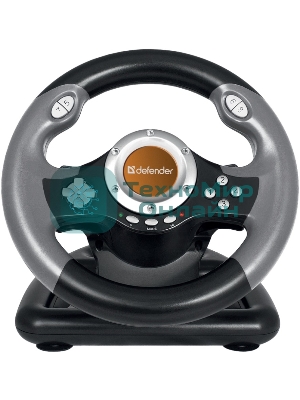 Игровой руль Defender CHALLENGE MINI Руль+ педали, 10кн., 200мм.,USB