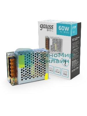 Блок питания Basic 12V 60W IP20 1/120