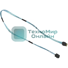 Кабель Gigabyte Cable SAS HD TO SLIMLINE SAS длина 0,8, синий