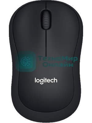 Мышь беспроводная Logitech B220 Silent черный, 1000 dpi, радиоканал, USB, кнопки - 3