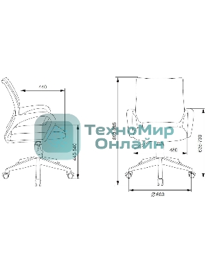 Кресло детское Бюрократ BuroKIDS 1 W мультиколор луна розовая крестов. пластик пластик белый