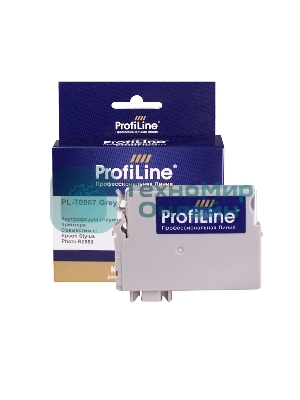 Картридж струйный ProfiLine PL-T0967 для принтеров Epson Stylus Photo R2880 с чернилами Grey 11,4 мл