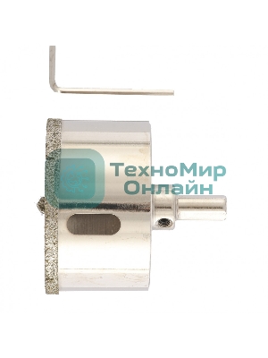 Сверло алмазное Matrix по керамограниту 68x67 мм, 3-гранный хвостовик