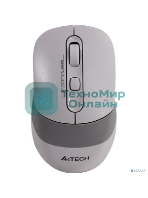 Мышь беспроводная A4Tech Fstyler FG10S белый/серый, 2000 dpi, радиоканал, USB, кнопки - 4