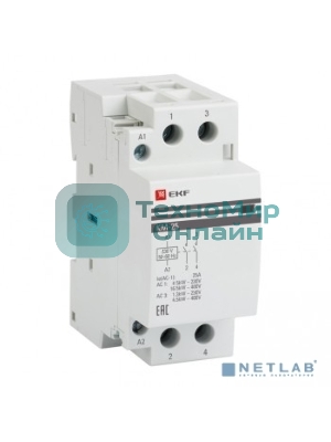 Контактор модульный EKF km-2-16-20 КМ 16А 2NO (2 мод.) PROxima